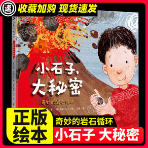 小石子 大秘密 5-8岁自然科学科普绘本 石器时代风化作用地质通识教育