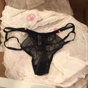 5条99|好猫gc少女可爱细带侧边镂空蕾丝低腰女士t裤丁字内裤小裤
