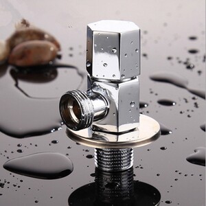 德国当代全铜角阀三通角阀三角阀全铜止水阀热水器阀门冷热水角阀