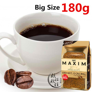 包邮 日本maxim高品质速溶无糖黑咖啡经典原味180G 金袋140g 210g