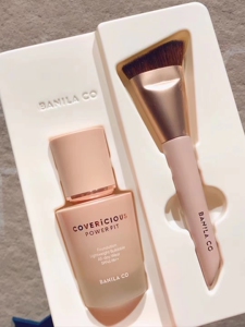韩国芭妮兰banila co恒采焕妍水蜜桃粉底液气垫持久保湿遮瑕30ml
