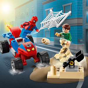 乐高76172蜘蛛侠和睡魔决战沙人复仇者联盟漫威超级英雄拼装积木