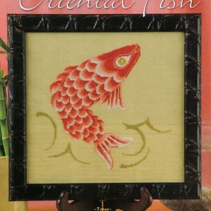 十字绣红鲤鱼