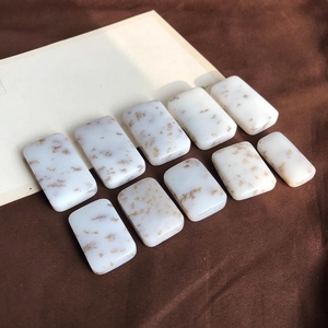 和田玉一级白玉羊脂白玉桂花糕平安无事牌男女款挂件吊坠玉坠