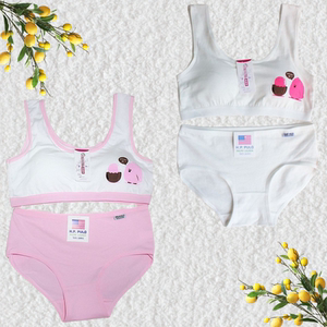 女童8-11岁八岁十岁十一岁少女青春期文胸套装十三岁女孩内衣内裤