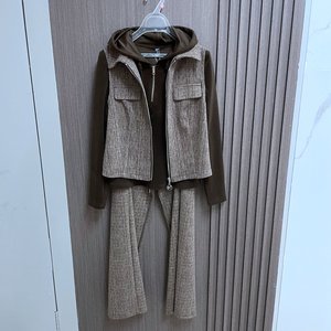 依索依 依景名媛 YEF-AT8125 时尚三件套裤 2024春季新款