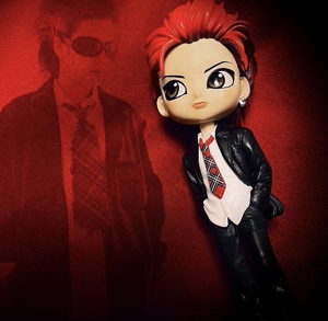 日版松本秀人hide q posket vol.8 眼镜厂万代手办