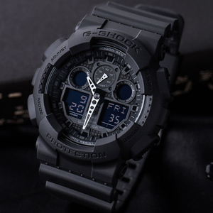 卡西欧g-shock拆弹专家刘德华同款运动手表ga-100cf-1 ga-100-1a1