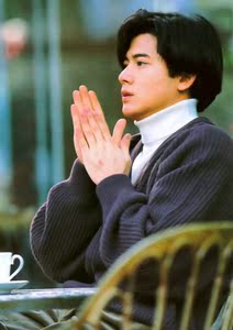 郭富城香港天王明星海报客厅卧室酒吧装饰画牛皮纸相框挂墙壁画