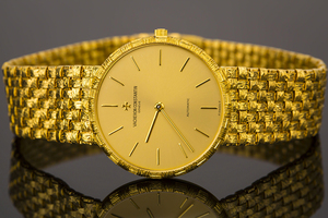 1970年代瑞士vacheron constantin江诗丹顿18k黄金腕表手表全自动