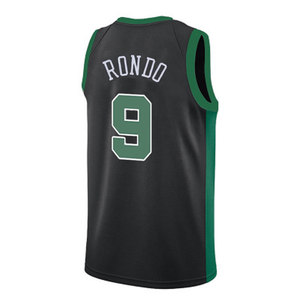 小牛公牛鹈鹕凯尔特人队9号隆多球衣隆多朗多热压版篮球服背心diy