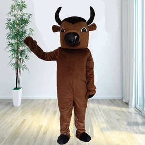 白色奶牛卡通服装吉祥物水牛行走人偶服玩偶服道具服国米cc18655