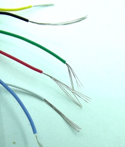 单股线芯高温线0.25-0.5镀锡铜芯特细柔软灯具线路跳线外径1.0mm