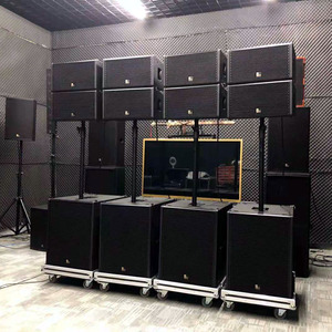 b牌线阵音响户外有源防水4 2单10寸专业酒吧演出舞台工程音箱套装