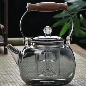 星空珠玻璃煮茶壶透明耐高温蒸泡茶专用围炉煮茶器电陶炉烧水壶