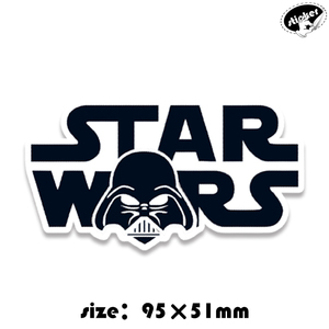 星球黑武士贴纸 吉他滑板个性手机防水贴 平板滑板笔记本行李箱贴