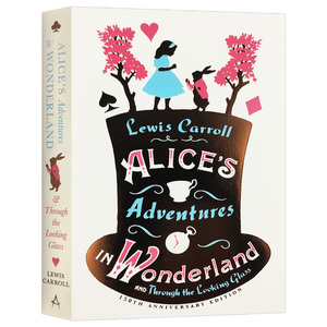 爱丽丝梦游仙境与镜中奇遇记 Alice’s Adventures in Wonderland 英文原版小说 爱丽丝漫游奇境 经典童话 中小学生课外英文读物