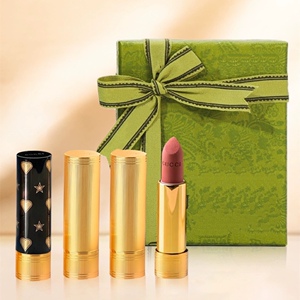 gucci/古驰圣诞限量金管哑光口红礼盒204 505 208 204 217 519 25