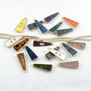 时尚金属牛角扣大衣毛衣扣子纽扣手工diy装饰纽扣风衣扣辅料配件