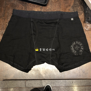 皇冠给你代 chrome hearts 克罗心 经典暗纹马蹄短款纯棉男士内裤