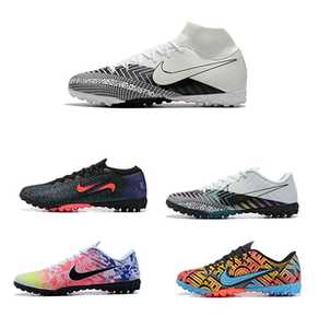 欧洲杯配色内马尔刺客13/14足球鞋碎钉tf长钉ag防滑高帮学生儿童