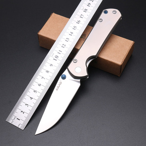 三刃沙木910t2钛合金m390钢户外折叠刀轴承水果刀限量版新款小刀