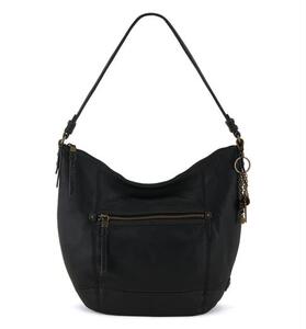 美国 the sak 女包时尚复古大号新月包纯色真皮单肩手提女包