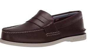 sperry男士休闲皮鞋乐福鞋鞋头层皮sts22387正品美国代购直邮