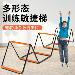 多功能蝴蝶敏捷梯折叠梯跳格子儿童篮球体能足球步伐训练绳梯器材