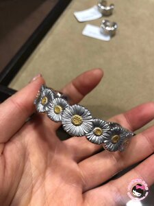 国现专柜buccellati布契拉缇925纯银小雏菊手镯