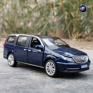 1:32别克gl8es六开门商务玩具汽车模型仿真合金车摆件声光回力车