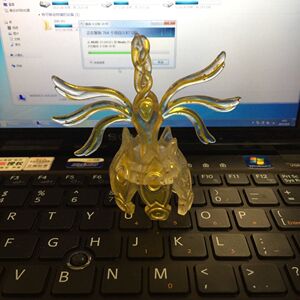 赛尔号超级精灵谱尼测试公仔 大号谱尼水晶人偶