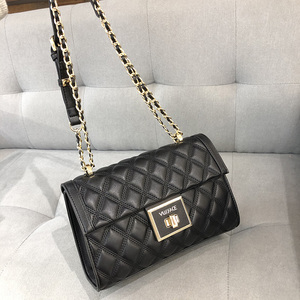 维克萨斯女包2021新款正品菱格链条包小香风单肩斜挎包915-80056