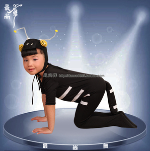 特价六一儿童节小蚂蚁动物服装黑蚂蚁演出服幼儿园游戏卡通造型服
