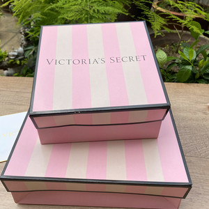 单拍不发维多利亚的秘密粉色送人专柜礼品盒包装纸盒装饰礼盒