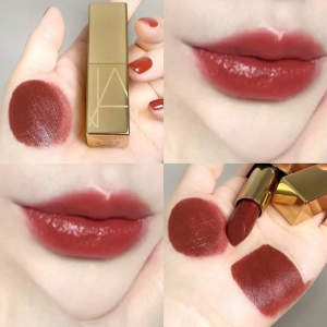nars纳斯20年圣诞限量金管唇膏口红mona 红棕色
