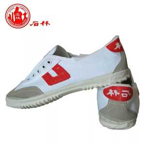 云南新款系带石林牌帆布运动训练鞋学生体考鞋 偏大一码量大优惠