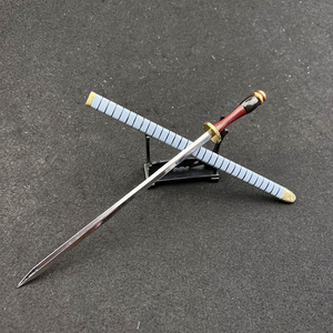 24cm巴基尔霍金斯稻草备手刀合金武器模型摆件摆饰cosplay玩具