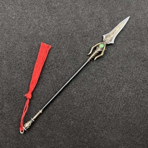 22cm真三国无双赵云苍龙天穿枪合金武器模型摆件摆饰玩具收藏