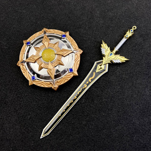 神印王座龙皓晨光斩剑 光辉之盾合金武器模型摆件摆饰玩具cosplay