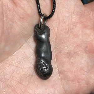 【天玑】俄罗斯sikhote alin阿林铁陨石大丁丁天然jj形状天铁吊坠