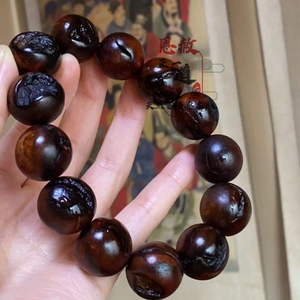 天然雷击木手串