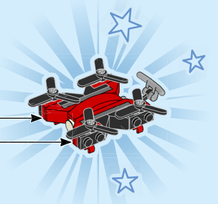 乐高 60317 杀肉 净载具 小无人机 不含人仔 如图 城市系列 lego