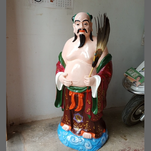 厂家直销赤脚大仙赤脚金仙神像佛像玻璃钢雕像风水摆件道教神像