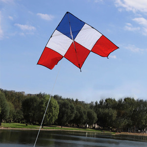 沈阳贾元丰风筝方块六块三角成人经典易飞好飞厂家线轮平稳拔高