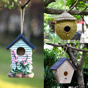 椰子壳窝鸟窝鹦鹉窝虎皮玄凤牡丹文鸟珍珠鸟保暖创意鸟巢93人付款14