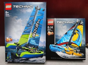 乐高lego 42105 科技机械组 漂浮双体船 /42074 赛艇帆船