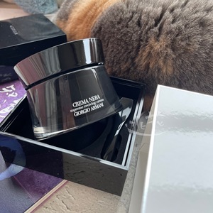 逃花 armani阿玛尼黑曜石面霜50ml 新款经典滋润清爽修护紧致抗老