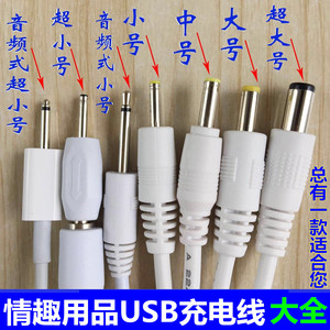 丽波 用品振动棒震动AV按摩器圆孔数据线磁吸磁力USB充电器线