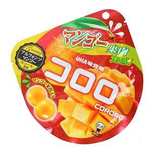 日本进口零食 uha悠哈味觉糖 芒果味果汁软糖qq糖水果糖40g